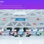 Diseño de centro de convenciones y stands virtuales